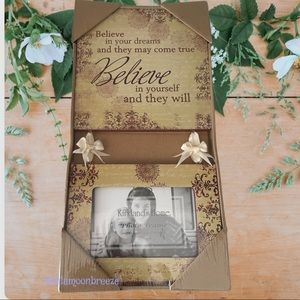 Beautiful hanging frame Believe in your Dreams